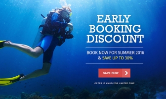 Early Booking Discount for Summer 2016
