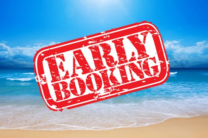 Early booking discount for summer 2019