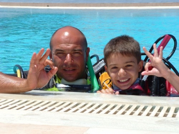 Bubblemaker / Private (pool and sea dive/over 8 years old)