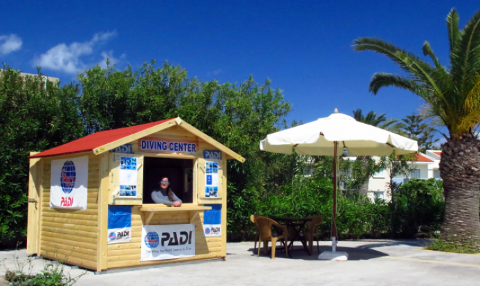 New info kiosk at Kipriotis Village